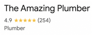 The Amazing Plumber Google Review San Jacinto CA